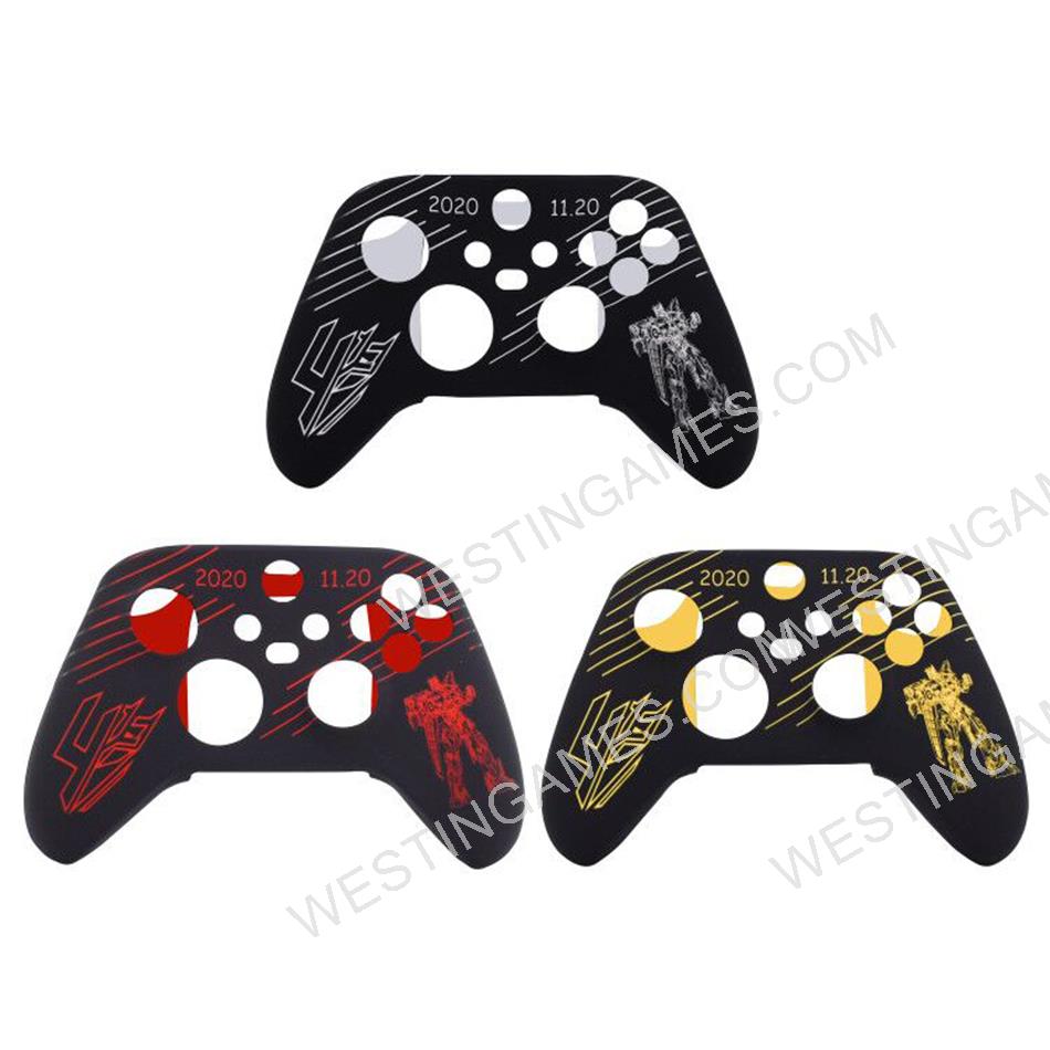 Protective Silicone Case with Transformers Pattern + TPU Cap for Xbox Series X/S controller 3 Colors