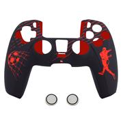 Protective Silicone Case with football Pattern + TPU Cap for ps5 dualsense Controller 3 Colors 03