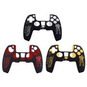Protective Silicone Case with Transformers Pattern + TPU Cap for ps5 dualsense Controller 3 Colors
