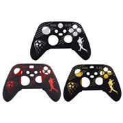 Protective Silicone Case with football Pattern + TPU Cap for Xbox Series X/S Controller 3 Colors