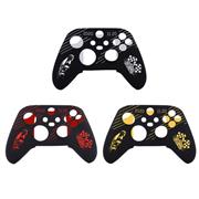 Protective Silicone Case with racing Pattern + TPU Cap for Xbox Series X/S Controller 3 Colors