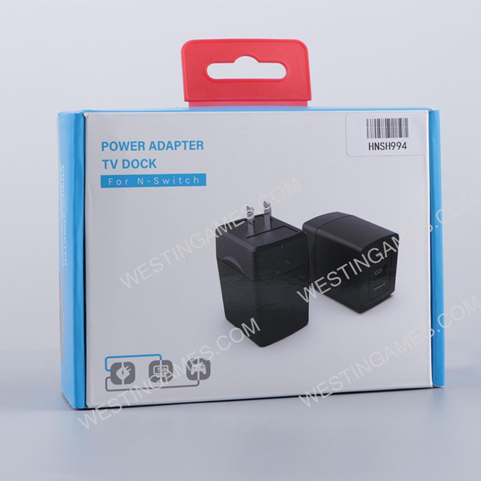 3in1 220V Power AC Adapter and TV HDMI Converter for Switch TV Dock console and PRO Controller