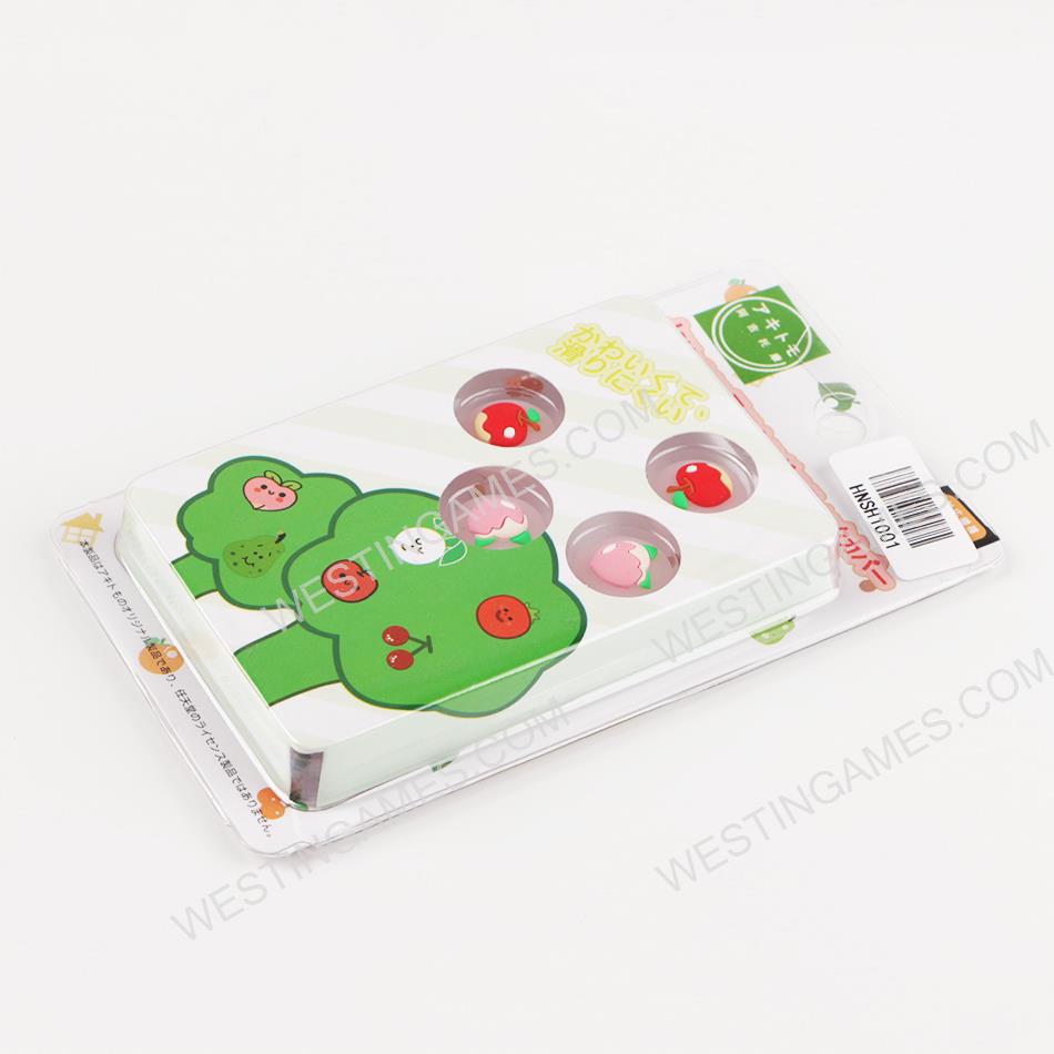 4in1 Fruit Thumb Grips Analog Caps Silicone Rubber For Switch - Apple and peach