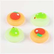 4in1 Fruit Thumb Grips Analog Caps Silicone Rubber For Switch - Pear and Orange 02