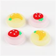 4in1 Fruit Thumb Grips Analog Caps Silicone Rubber For Switch - Strawberry and Banana 02