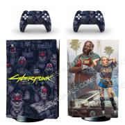 Designer Skin Sticker Colourful for ps5 HUD System + Dualsence 5 Controller Decal - Customs Themes