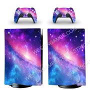 Designer Skin Sticker Colourful for PS5 DE System + Dualsence 5 Controller Decal - Customs Themes