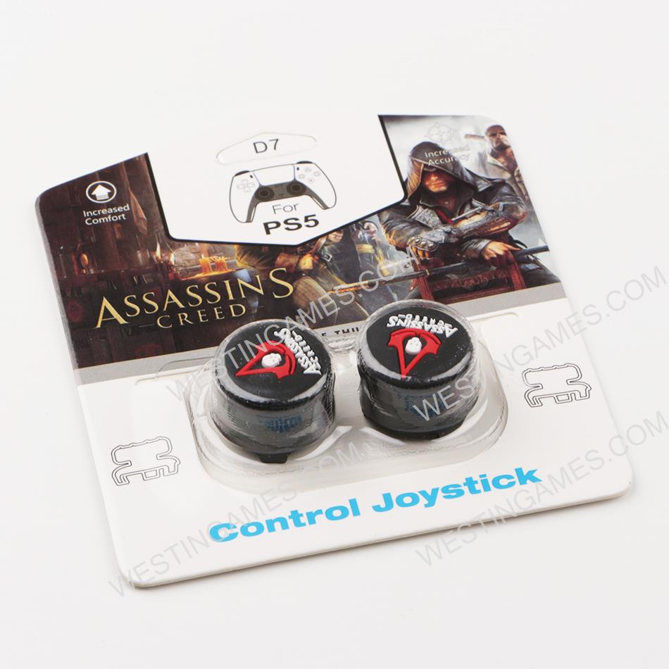 FPS Higher Thumb Grip Cap Analog Stick Covers for PS5 Controller - Assassin