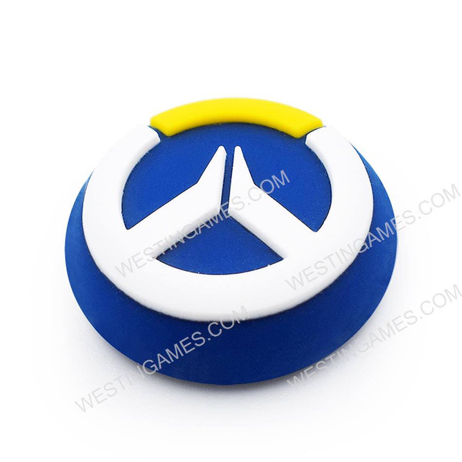 Thumb Grips Analog Capcs Silicone Rubber For PS5 Controller - Overwatch A 
