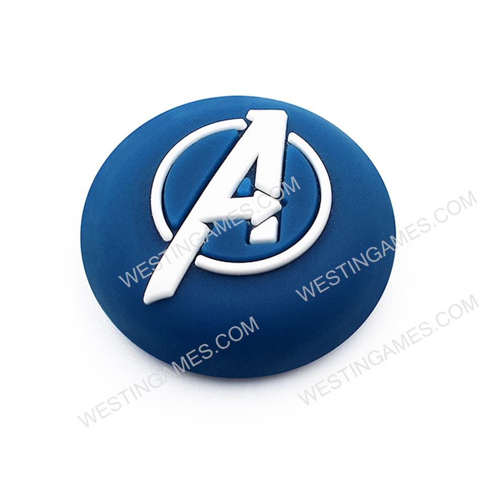 Thumb Grips Analog Capcs Silicone Rubber For PS5 Controller - Avengers