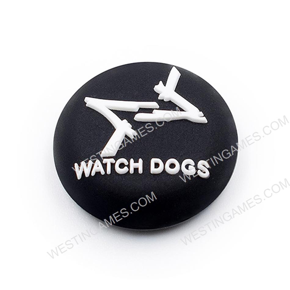Thumb Grips Analog Capcs Silicone Rubber For PS5 Controller - Watch Dogs