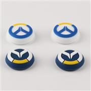 4in1 Silicone Thumb Grips Cap Analog Stick Covers for PS5 Wireless Controller - Overwatch 02
