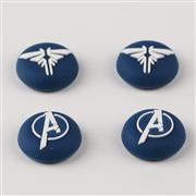 4in1 Silicone Thumb Grips Cap Analog Stick Covers for PS5 Wireless Controller - Avengers 02