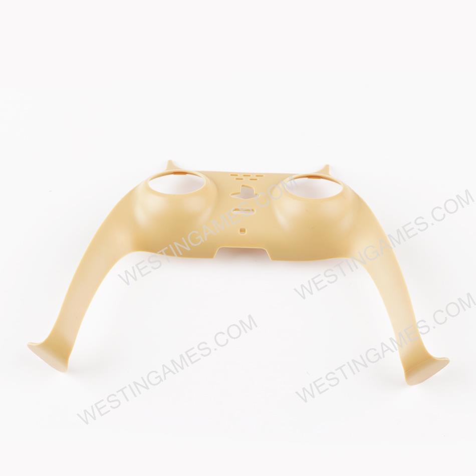 Decorative Strip Handle PC Shell Cover For PS5 Gamepad Controller - Gold