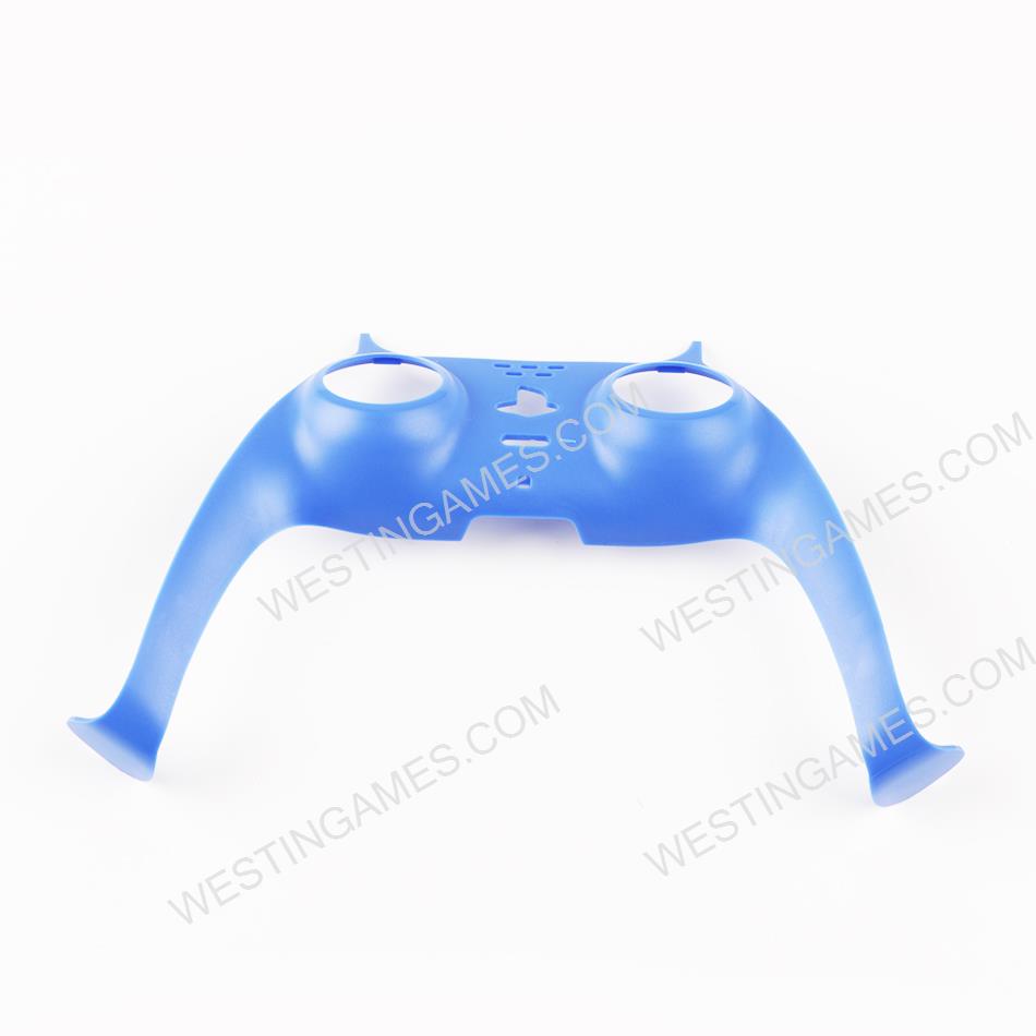 Decorative Strip Handle PC Shell Cover For PS5 Gamepad Controller - Blue