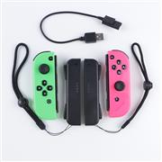 TNS-19053B Joy-Con L R Wireless Bluetooth Game Controllers Green Pink Gamepad for Switch 02