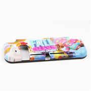 Integrated Soft tpu Handle Grip Cover Case with 6 Aanalog Grips for Switch - Fall Guys