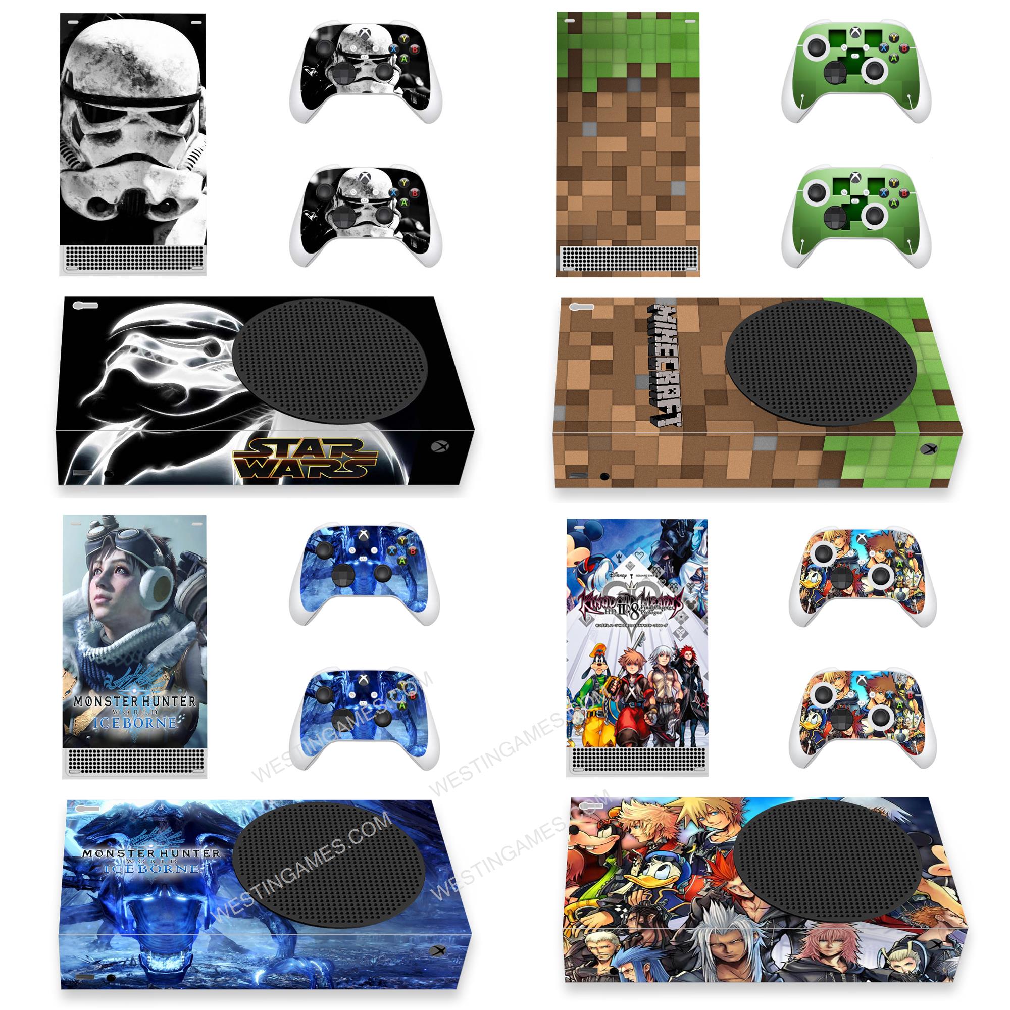Designer Skin Sticker Colourful for XBOX Series S System + XBOX Series S Controller Decal - Customs Themes