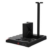 New Multifunctional Cooling Stand with Discs Slot and Controller Charging Adapter for switch - black 02