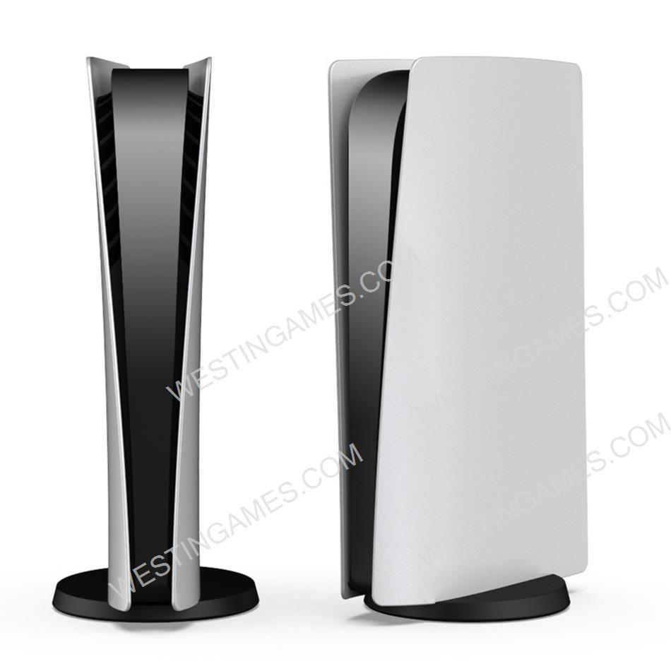 Replacement housing case Faceplate Cover for PS5 DE system - siliver
