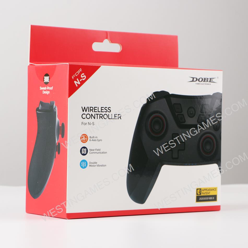 Sweat-Proof Design 6 Axis Bluetooth Wireless Controller for Switch