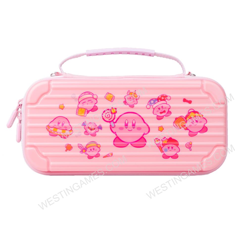 New Upgrade Protective Storage Hard Case Carrying Bag for Switch Pink Kirby