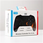 T23 Wireless Bluetooth Pro Gamepad Controller with Rear Button and 6 Axis for Switch - Purple Orange 03