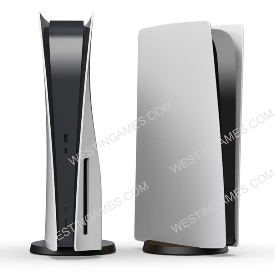 Replacement housing case Faceplate Cover for ps5 uhd system - Siliver