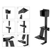 Controller & Headphone Wall Mount Holder Bracket Hanger Remote Control Storage Stand for Xbox ONE Series X PS5 PS4 NS Switch - Black 02