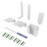 Controller & Headphone Wall Mount Holder Bracket Hanger Remote Control Storage Stand for Xbox ONE Series X PS5 PS4 NS Switch - White 02