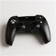 Replacement Top and Bottom Housing Shell Case for Playstation 5 PS5 Controller - Black