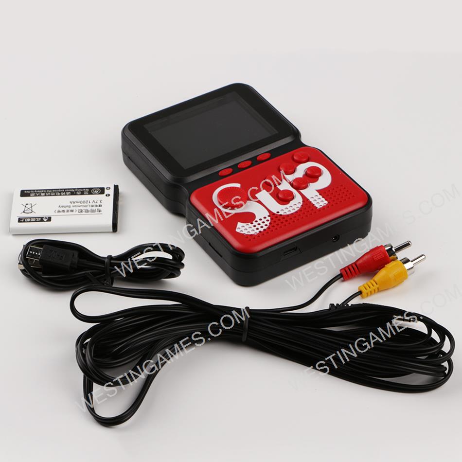 SUP M3 handheld game console -- Red