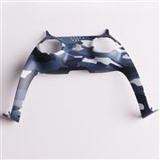 Decorative Strip Handle PC Shell Cover For PS5 Gamepad Controller - Camouflage Blue