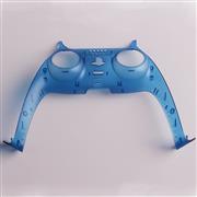 Decorative Strip Handle PC Shell Cover For PS5 Gamepad Controller - Clear Blue