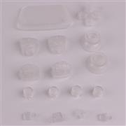 Complete Button Keys for PS5 Controller Accessories 16pc Set - Clear
