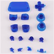 Complete Button Keys V1.0 for PS5 Controller Accessories 16pc Set - Clear Blue