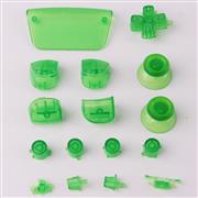 Complete Button Keys V1.0 for PS5 Controller Accessories 16pc Set - Clear Green