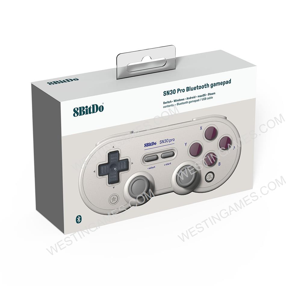 New 8bitdo SN30 Pro Bluetooth Wireless Gamepad Controller Red Button for Android IOS MacOS PC and Switch