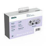 New 8bitdo SN30 Pro Bluetooth Wireless Gamepad Controller Purple Button for Android IOS MacOS PC and Switch 03