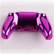 Replacement Mirror Chrome Top and Bottom Housing Shell Case for Playstation 5 PS5 Controller -  Purple 02