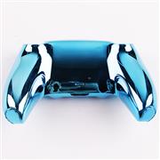 Replacement Mirror Chrome Top and Bottom Housing Shell Case for Playstation 5 PS5 Controller - Blue 02