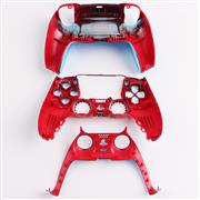 Replacement Mirror Chrome Top and Bottom Housing Shell Case for Playstation 5 PS5 Controller - Blue 03