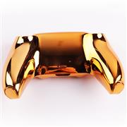 Replacement Mirror Chrome Top and Bottom Housing Shell Case for Playstation 5 PS5 Controller - Orangen 02