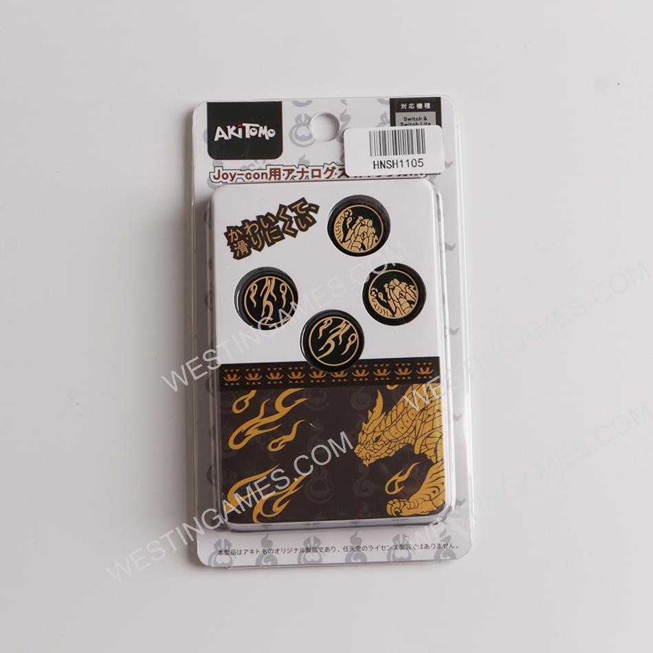New 4in1 Thumb Grips Analog Caps Silicone Rubber For NS Switch - Monster Hunter