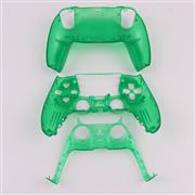 Replacement Top and Bottom Housing Shell Case for Playstation 5 PS5 Controller - Clear Green 03