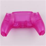 Replacement Top and Bottom Housing Shell Case for Playstation 5 PS5 Controller - Clear Pink 02