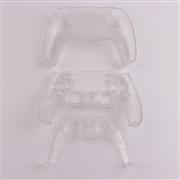 Replacement Transparent Top and Bottom Housing Shell Case for Playstation 5 PS5 Controller -  Clear 03
