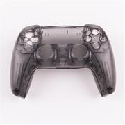 Replacement Top and Bottom Housing Shell Case for Playstation 5 PS5 Controller - Clear Black