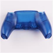 Replacement Top and Bottom Housing Shell Case for Playstation 5 PS5 Controller - Clear Blue 02