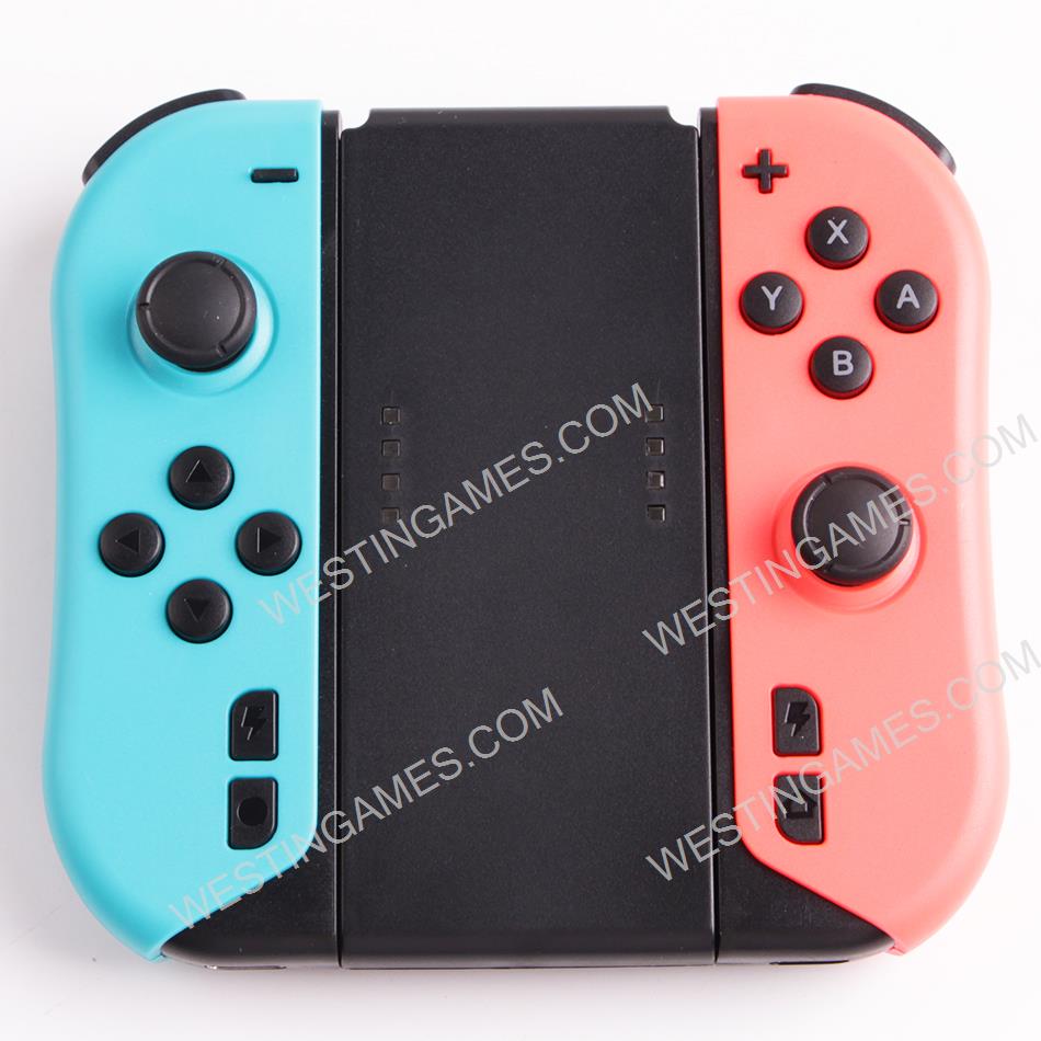 New Joycon Wireless Gamepad Handled Grip Support Motion and vibration for Switch - Blue and Red